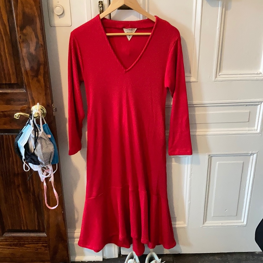 Conrado Red Midi Dress